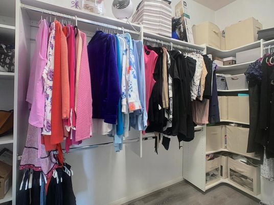 Interior, Walk-in Closets, Wood Texture Flooring