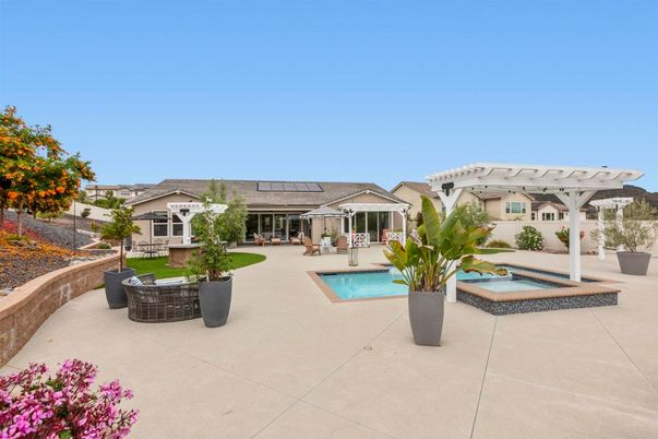 Exterior, Pool, Solar Panels