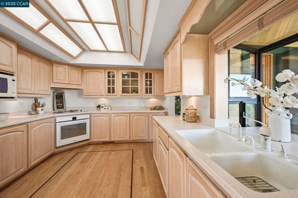 Interior, Kitchen, Wood Texture Flooring