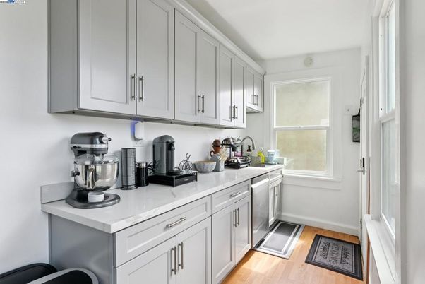 Interior, Kitchen, Wood Texture Flooring