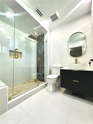 Bathroom, Glass Shower, Interior
