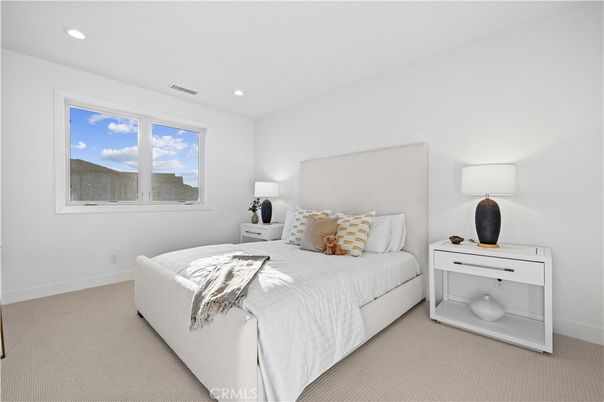 Bedroom, Interior, Recessed Lighting