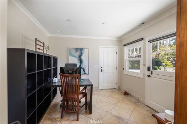 Home Office, Interior, Recessed Lighting