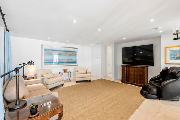 Interior, Living room, Recessed Lighting