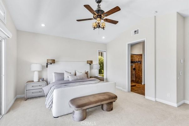 Bedroom, Interior, Recessed Lighting
