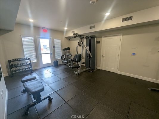 Fitness Equipment, Interior, Recessed Lighting