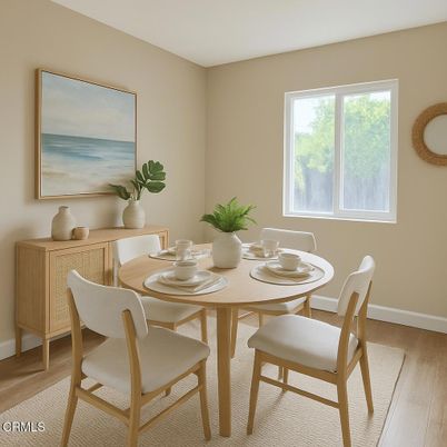Dining room, Interior, Wood Texture Flooring