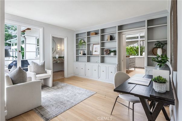 Home Office, Interior, Wood Texture Flooring