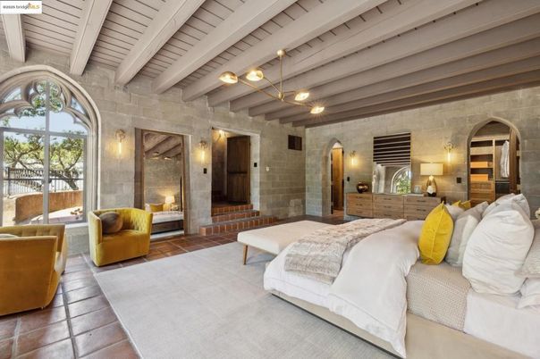 Bedroom, Interior, Stone Walls