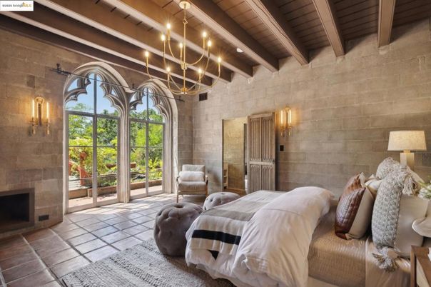 Bedroom, Interior, Stone Walls, Wooden Beams, Wooden Ceilings