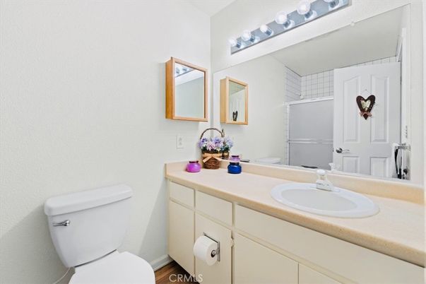 Bathroom, Dual Sink Vanities, Interior, Wood Texture Flooring