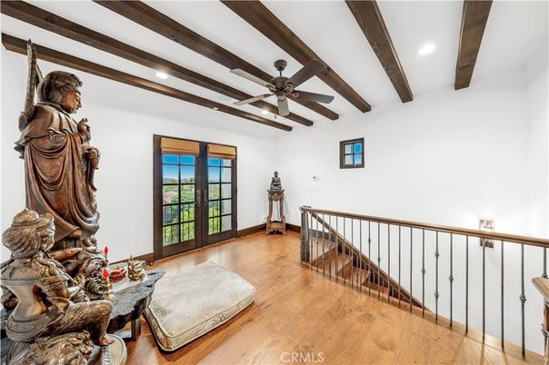 Interior, Recessed Lighting, Wooden Beams, Wood Texture Flooring