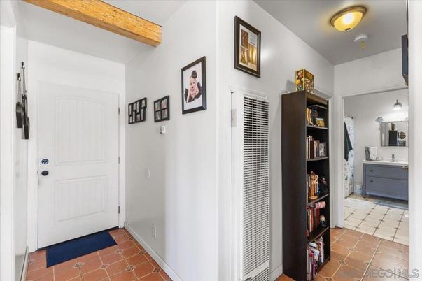 Bathroom, Interior, Wooden Beams