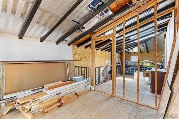 Interior, Stone Walls, Wooden Beams