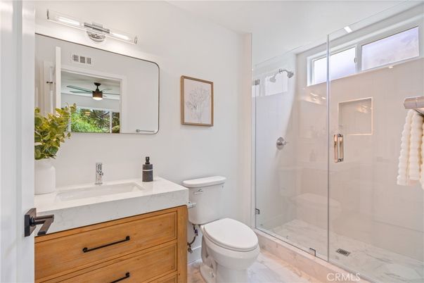 Bathroom, Glass Shower, Interior