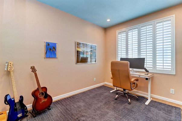 Home Office, Interior, Recessed Lighting
