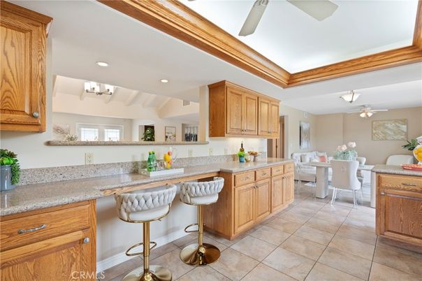 Dining room, Interior, Kitchen, Recessed Lighting