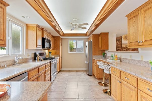 Interior, Kitchen, Recessed Lighting, Stainless Steel Appliances