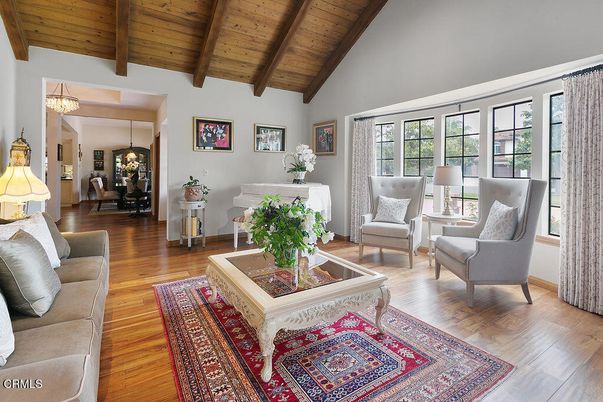 Fireplace, Interior, Living room, Pendant Lights, Wooden Beams, Wooden Ceilings, Wood Texture Flooring