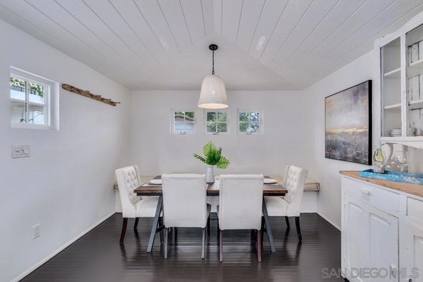 Dining room, Interior, Wood Texture Flooring