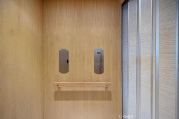 Elevator, Interior, Wooden Walls
