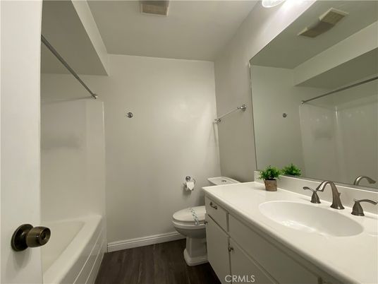 Bathroom, Glass Shower, Interior, Wood Texture Flooring