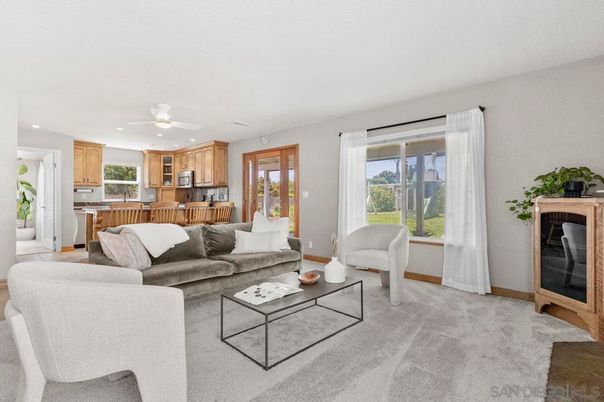 Interior, Kitchen, Living room, Recessed Lighting