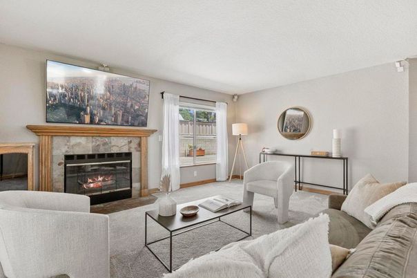 Fireplace, Interior, Living room