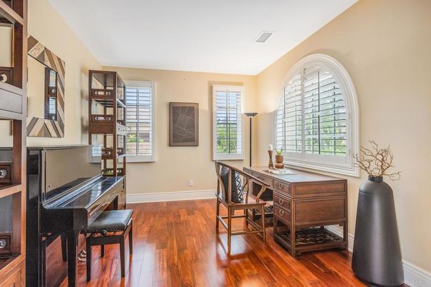 Home Office, Interior, Wood Texture Flooring