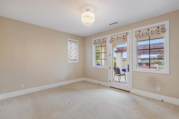 Chandelier, Empty room, Interior