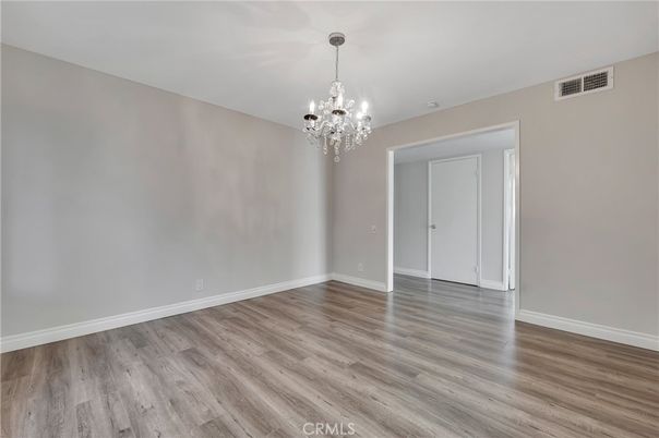 Chandelier, Empty room, Interior, Wood Texture Flooring