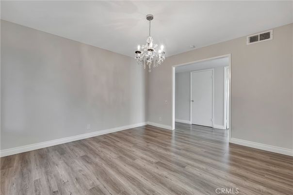 Chandelier, Empty room, Interior, Wood Texture Flooring
