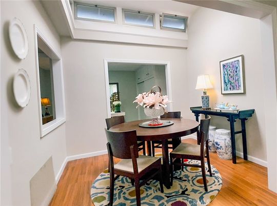 Dining room, Interior, Wood Texture Flooring
