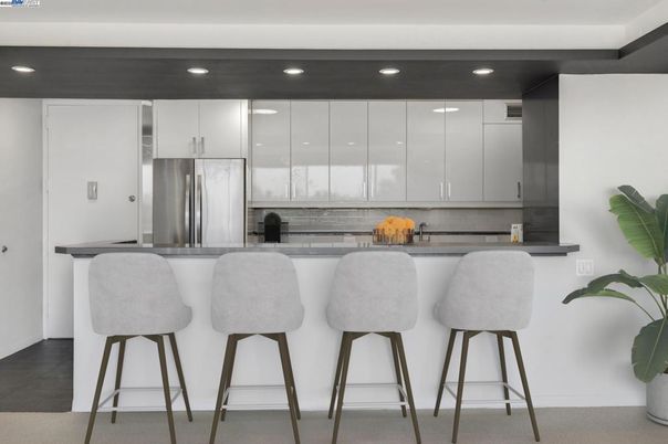 Interior, Kitchen, Recessed Lighting, Stainless Steel Appliances