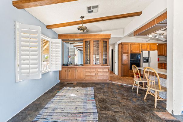 Interior, Kitchen, Wooden Beams