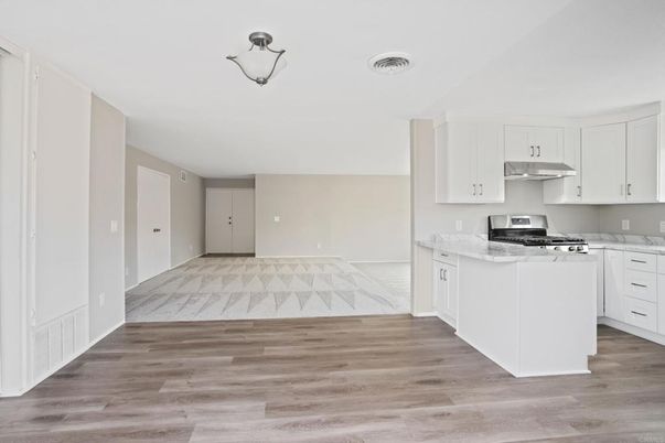 Interior, Kitchen, Wood Texture Flooring