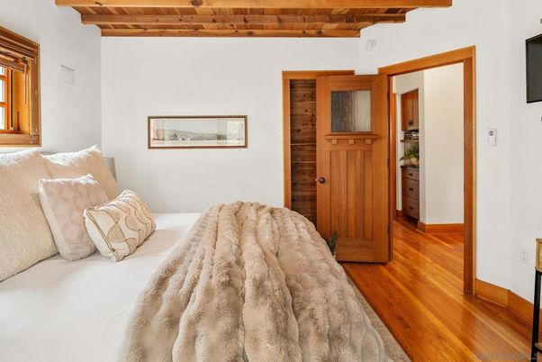Bedroom, Interior, Wooden Beams, Wooden Ceilings, Wood Texture Flooring