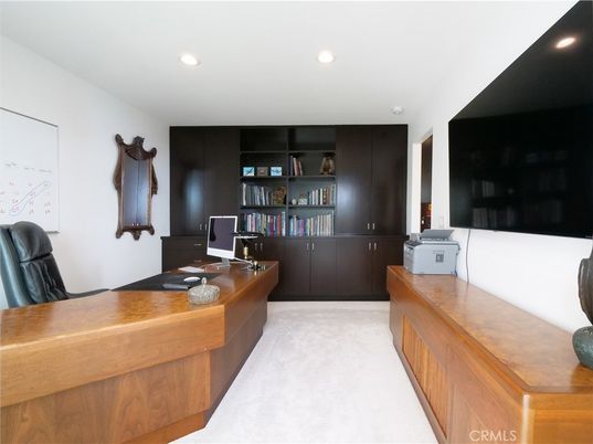Home Office, Interior, Recessed Lighting