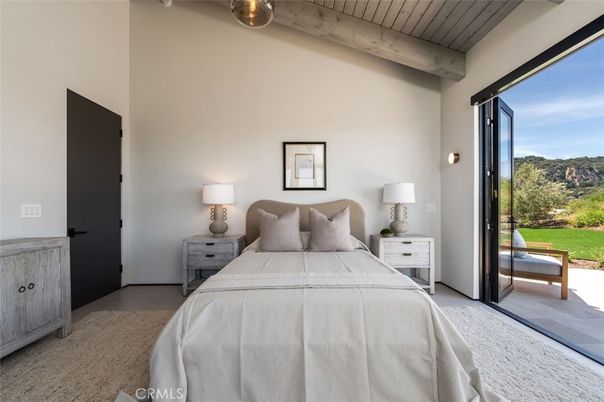 Bedroom, Interior, Wooden Beams, Wooden Ceilings