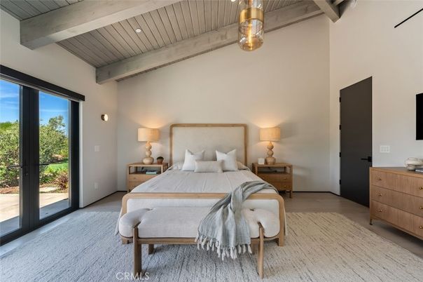 Bedroom, Interior, Wooden Beams