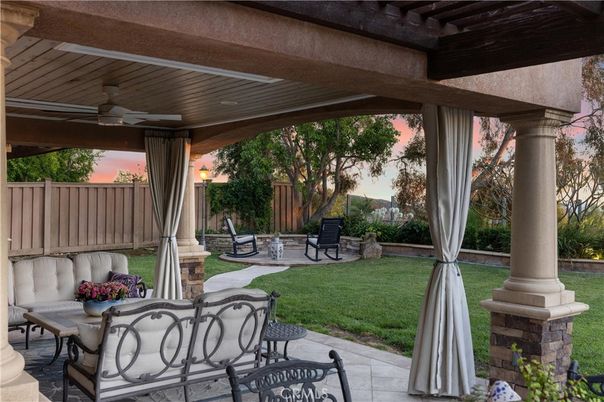 Backyard, Exterior, Fireplace