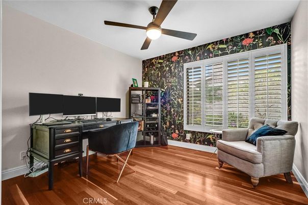 Home Office, Interior, Wood Texture Flooring