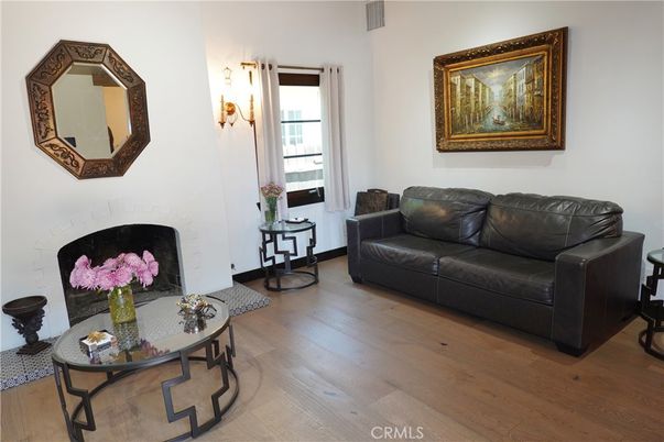 Fireplace, Interior, Wood Texture Flooring