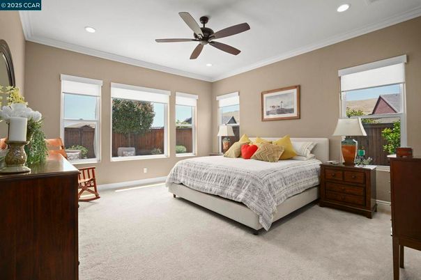 Bedroom, Interior, Recessed Lighting