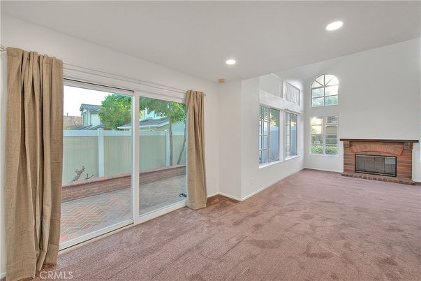 Empty room, Fireplace, Interior, Recessed Lighting