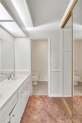 Bathroom, Dual Sink Vanities, Interior, Wood Texture Flooring