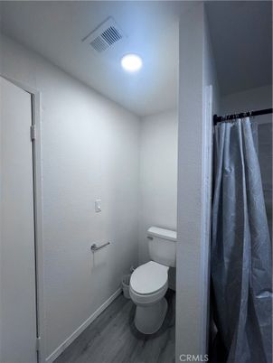 Bathroom, Interior, Recessed Lighting, Wood Texture Flooring