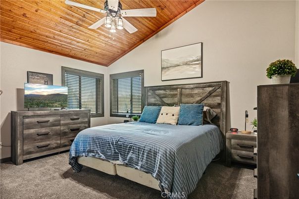 Bedroom, Interior, Wooden Ceilings