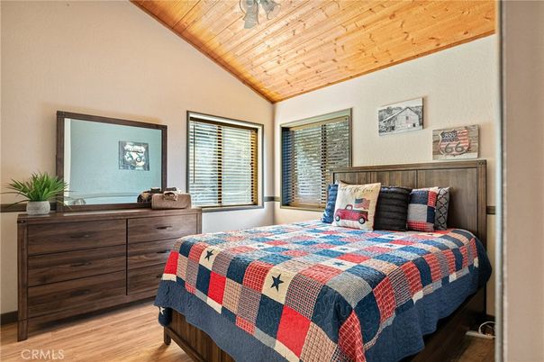 Bedroom, Interior, Wooden Ceilings, Wood Texture Flooring