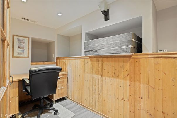 Home Office, Interior, Recessed Lighting